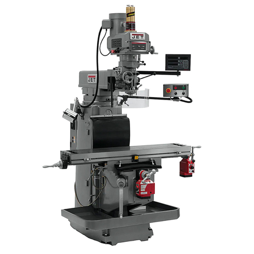 JET Tools JTM-1254RVS W/NEWALL DP700 3X (Q) DRO, X&Y Powerfeeds & Air Power Drawbar