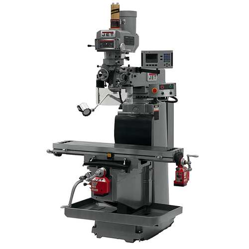 JET Tools JTM-1254RVS W/ACU-RITE 203 3X (K) DRO, X & Y Powerfeeds & Air Power Drawbar