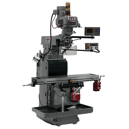 JET Tools JTM-1254RVS W/ACU-RITE 203 3X (K) DRO, X & Y Powerfeeds & Air Power Drawbar