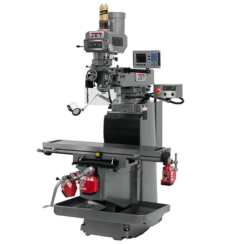 JET Tools JTM-1254RVS W/ACU-RITE 203DRO X,Y&Z Powerfeeds & Air Power Drawbar