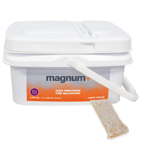 MAGNUM+ LFP100 Fleet tub 24 bags (3 oz) Tire Balancing Beads
