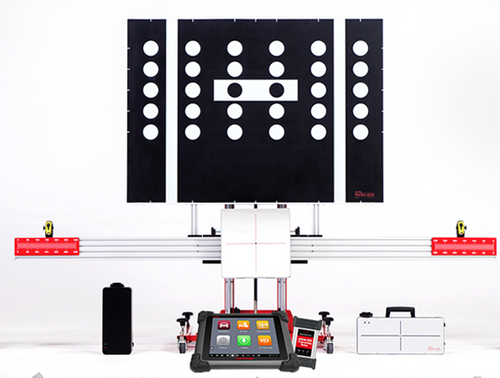 Autel AS20T ADAS ALL SYSTEMS  MaxiSYS Standard Calibration Frame + ACC reflector + MS909 Tablet