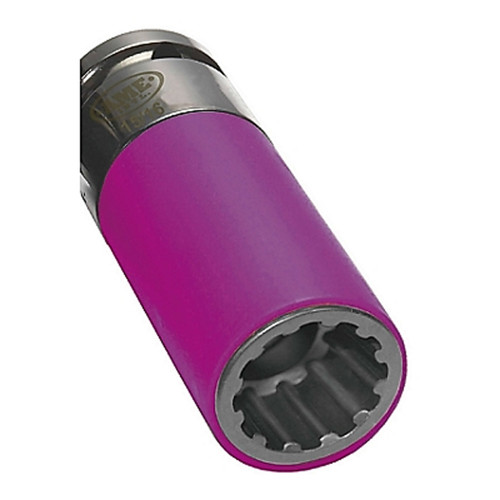 AME 68024 SpinePlus Spherical 15/16in 12 Point Aluminum Wheel Impact Socket 1/2in Drive