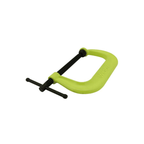 Wilton 400 Series Hi-Vis Safety  C-Clamp, 2" - 12-1/4" Jaw Opening, 6-5/16" Throat Depth