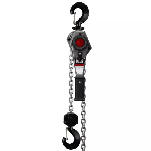 JET Tools 376803 JLH-150-20PSH, JLH Series 1-1/2 Ton Lever Hoist, 20' Lift with Overload Protection & Shipyard Hooks