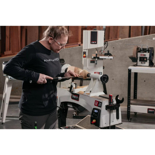 JET Tools 719200 JWL-1221VS 12'' x 21'' Variable Speed Wood Lathe