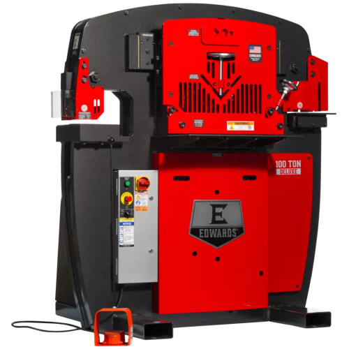 JET Tools IW100DX-3P380 100 Ton Deluxe Ironworker Int'l - 3 Ph, 380 V, 50 Hz