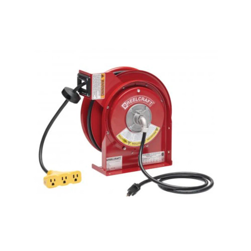 Reelcraft TW5425 OLPT - 1/4 in. x 25 ft. Twin Line Welding Hose Reel T-Grade