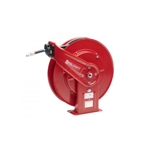 Reelcraft-PW81000 OHP 3/8 In. x 100 Ft. Spring Retractable Pressure Wash  Hose Reel Without Hose, Steel