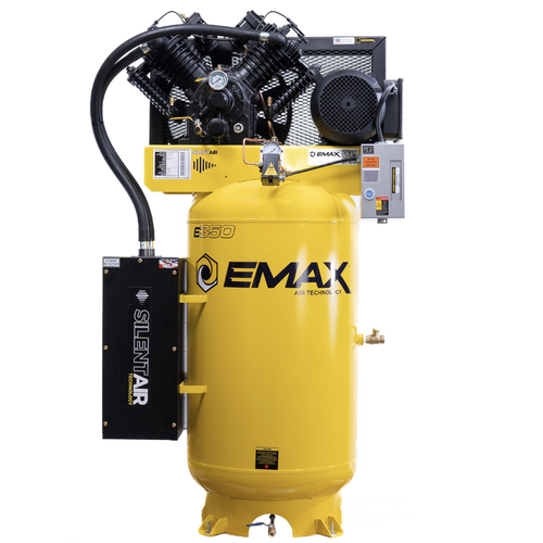 EMAX 10 HP 1 PH 80 Gallon Vertical With Air Silencer