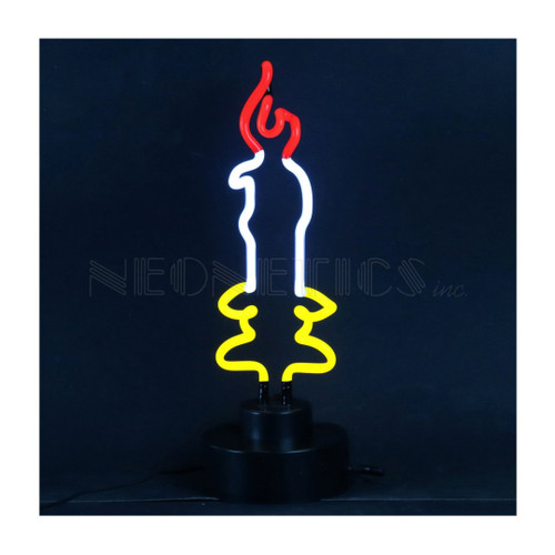 Neonetics 4CANDL Candle Neon Sculpture