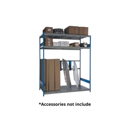 Rousseau Metal SRP1430 Sheet Metal Rack (72"W x 36"D x 75"H)