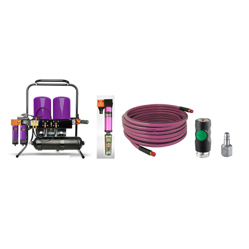 Tsunami Portable Demonstration Package - Includes Pure-5T dryer, Air Survey Kit, Ultra-flo hose, and High-Flow Couplers Tsunami Portable Demonstration Package - Includes Pure-5T dryer, Air Survey Kit, Ultra-flo hose, and High-Flow Couplers