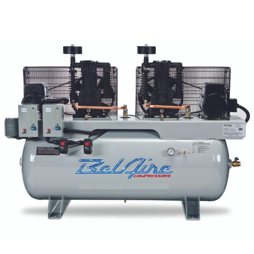 Belaire 6320D4 2 x 10HP 200G H Iron Series Elec Duplex Air Compressor