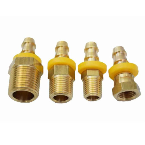 Rapid Air F0242 3/8" Push On Hose Fitting X 1/2" Male Npt