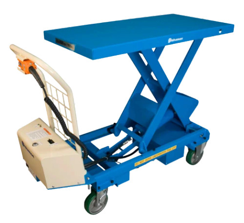 Bishamon BX-30B Mobile Lift Table - Battery Operated Model