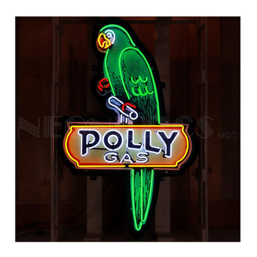 Neonetics 9POLLY Polly Gas Neon Sign In Shaped Steel Can