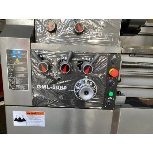 GMC GML-2060 20 x 60 in Bed Gap Metal Lathe / 2-Axis DRO / 3-1/8 in Bore