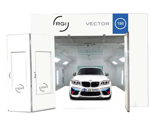 RGI VECTOR Single Wall Semi Down Draft Spray Booth (FREE POWDER COATING PROMO)