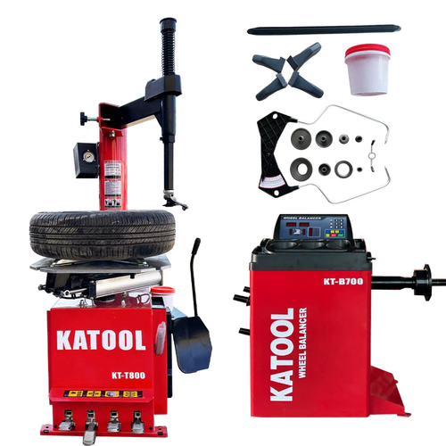 Katool Combo 1: Tire Changer KT-T800 & Wheel Balancer KT-B700