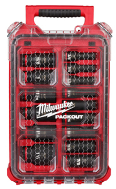 MILWAUKEE ELECTRIC TOOL - ACH 49-66-6802 1/2in Drive 15 Piece Impact Socket Set