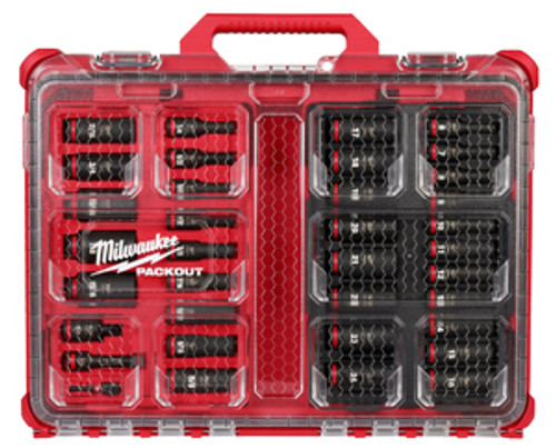 Milwaukee Electric Tool - ACH 49-66-6805 3/8 Drive 36 Piece Deep PACKOUT Impact Socket Set