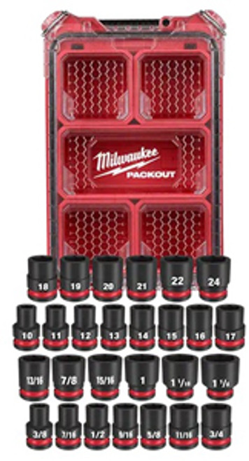 Milwaukee Electric Tool - ACH 49-66-6804 1/2 Drive 27 Piece Socket Set
