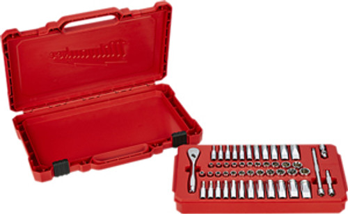 MILWAUKEE ELECTRIC TOOL - ACH 48-22-9004 1/4 Drive 50Pc Ratchet Socket Set