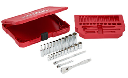 MILWAUKEE ELECTRIC TOOL - ACH 48-22-9404 1/4-Inch Drive 26Pc Socket Set