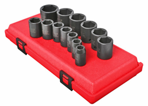 SUNEX  TOOL - CC 2650 13 Piece 1/2 Inch Drive Impact Socket Set