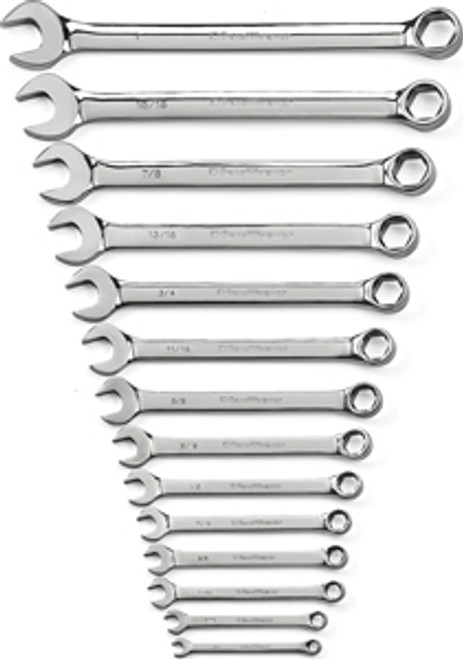 GEARWRENCH - ACH 81924 14 Piece Combo Wrench Set 1/4 to 1 Sizes