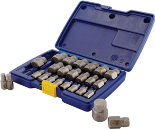 Irwin 53227 Multi Spline Screw Extractor Set 25 Piece