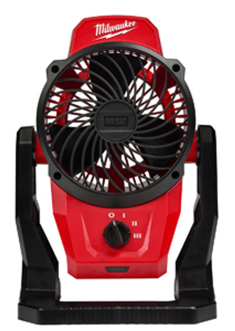 MILWAUKEE ELECTRIC TOOL - ACH M12 Air Mover Fan 0820-20 Shop Fan