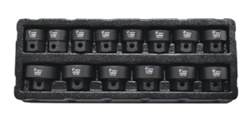 ASTRO PNEUMATIC TOOL CO. - ACH 78214 14 Piece 1/2 Inch Drive Metric Nano Impact Socket Set