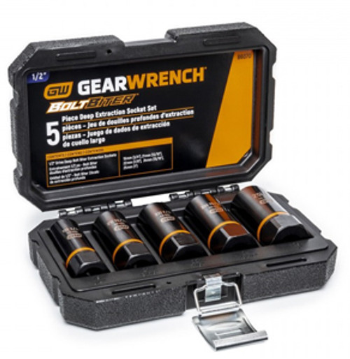 Gearwrench - Ach 86070 1/2in Drive Bolt Biter Deep Extraction Socket Set