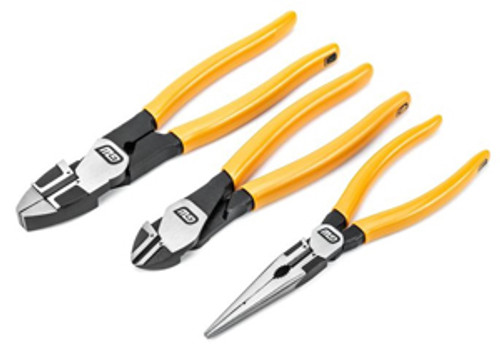 Gearwrench 82202-06 Electrician Plier Set Dipped Handles
