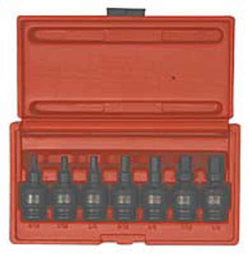 Sunex Tool - Cc 3658 Flex Impact Hex Socket Set 3/8 Drive 3/16-1/2