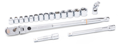 GEARWRENCH - ACH 81392 18 Piece 3/8in Dr 120XP Locking Flex Head Ratchet Set