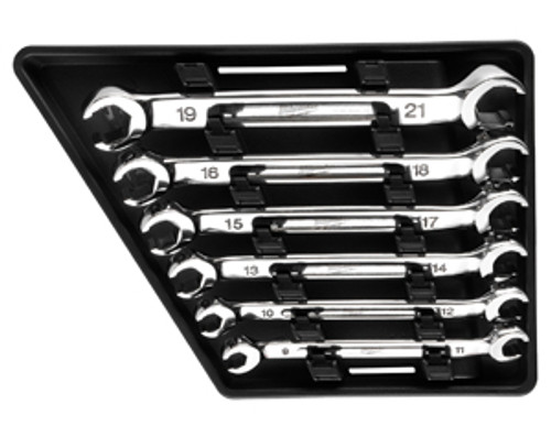 Milwaukee 6-Piece Metric Double-End Flare Nut Wrench Set Main View