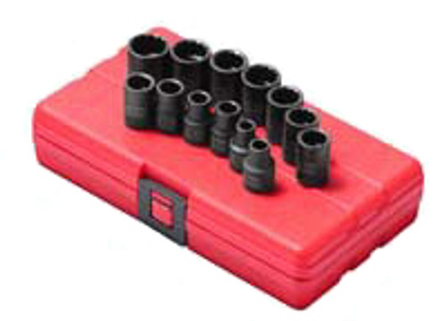SUNEX TOOL - CC 3675 3/8 Drive 13pc 7-19MM Socket Set Main View