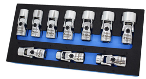 Astro Pneumatic Tool Co. - Ach 74310 3/8 Drive Flex Metric Socket Set Main Image