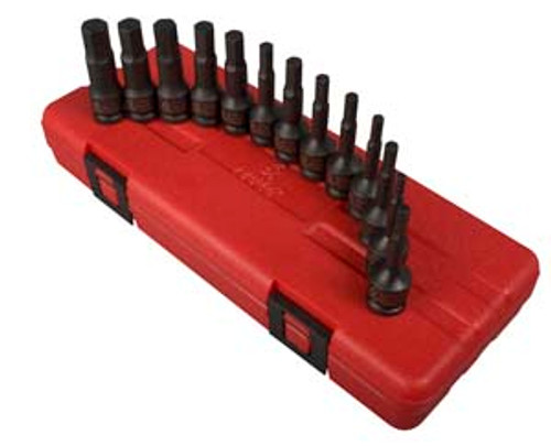 SUNEX TOOL - CC 3649 13Pc 3/8 Inch Hex Impact Socket Set