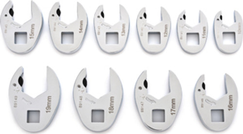GEARWRENCH - ACH 89119 Metric Ratcheting Crowfoot Set For Impact Wrench