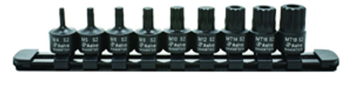 ASTRO PNEUMATIC TOOL CO. - ACH 94409TS 9-Piece 3/8 Inch Drive Nano Impact Triple Square Socket Set