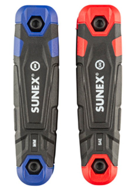 SUNEX  TOOL - CC SU98517F 17 Piece Socket Set Folding Key Set