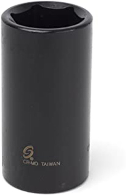 SUNEX TOOL - CC 228MD 1/2 Drive 28mm Deep Impact Socket Front View