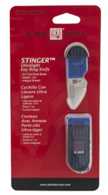 Sunex Tool AMK1001BKBL_BL Blue Stinger Keychain Knife