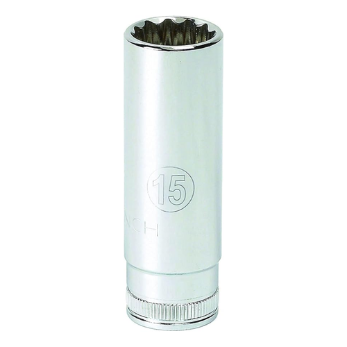 GEARWRENCH - ACH 80150 1/4 Drive 15MM Deep Metric Socket GEARWRENCH - ACH 80150 1/4 Drive 15MM Deep Metric Socket