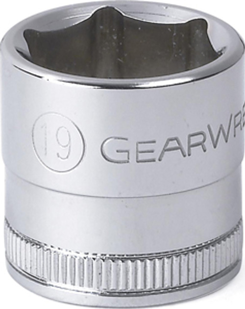 GEARWRENCH - ACH 80387 3/8 Drive 19MM 6 Point Metric Socket