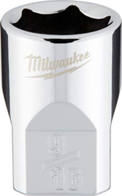 Milwaukee 45-34-9065 9/16 SAE 6-Point Socket For 3/8-Inch Drive